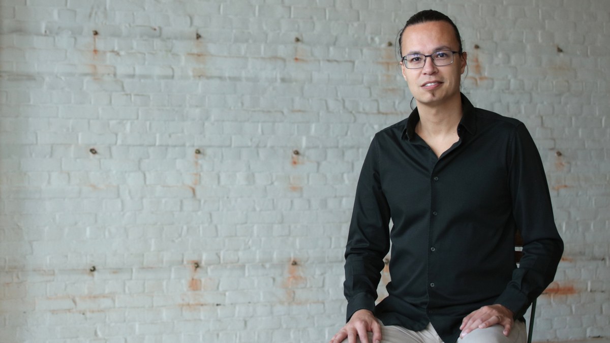 Tim Verhees, co-founder van Impleminds, tijdens het interview